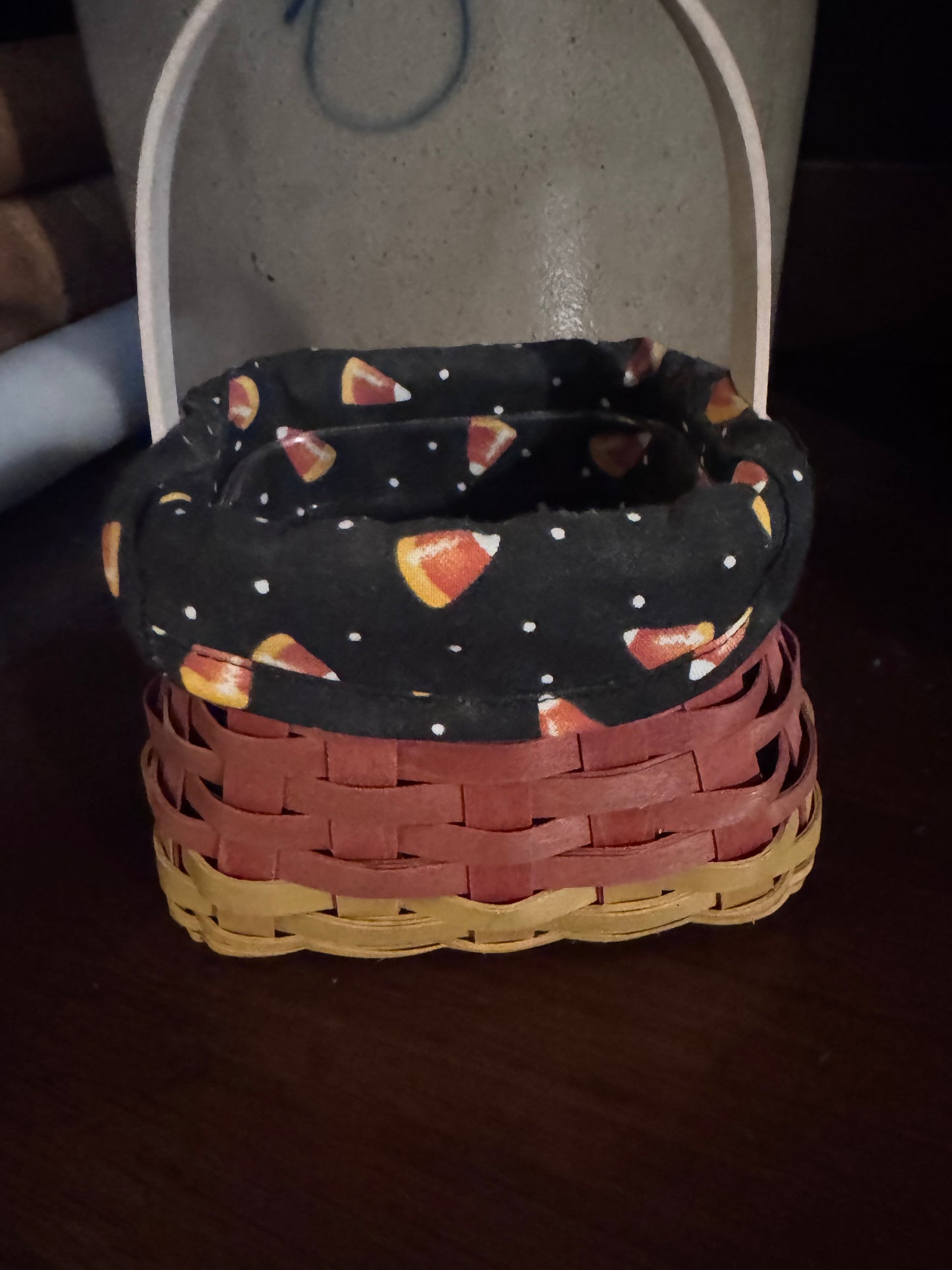 Longaberger 2010 Halloween Candy Corn Basket