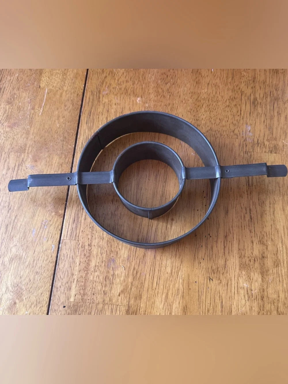 Vintage Metal Bagel Donut Cutter
