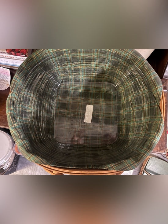 Vintage 1996 Longaberger Traditions Collection Community Basket Liner Protector